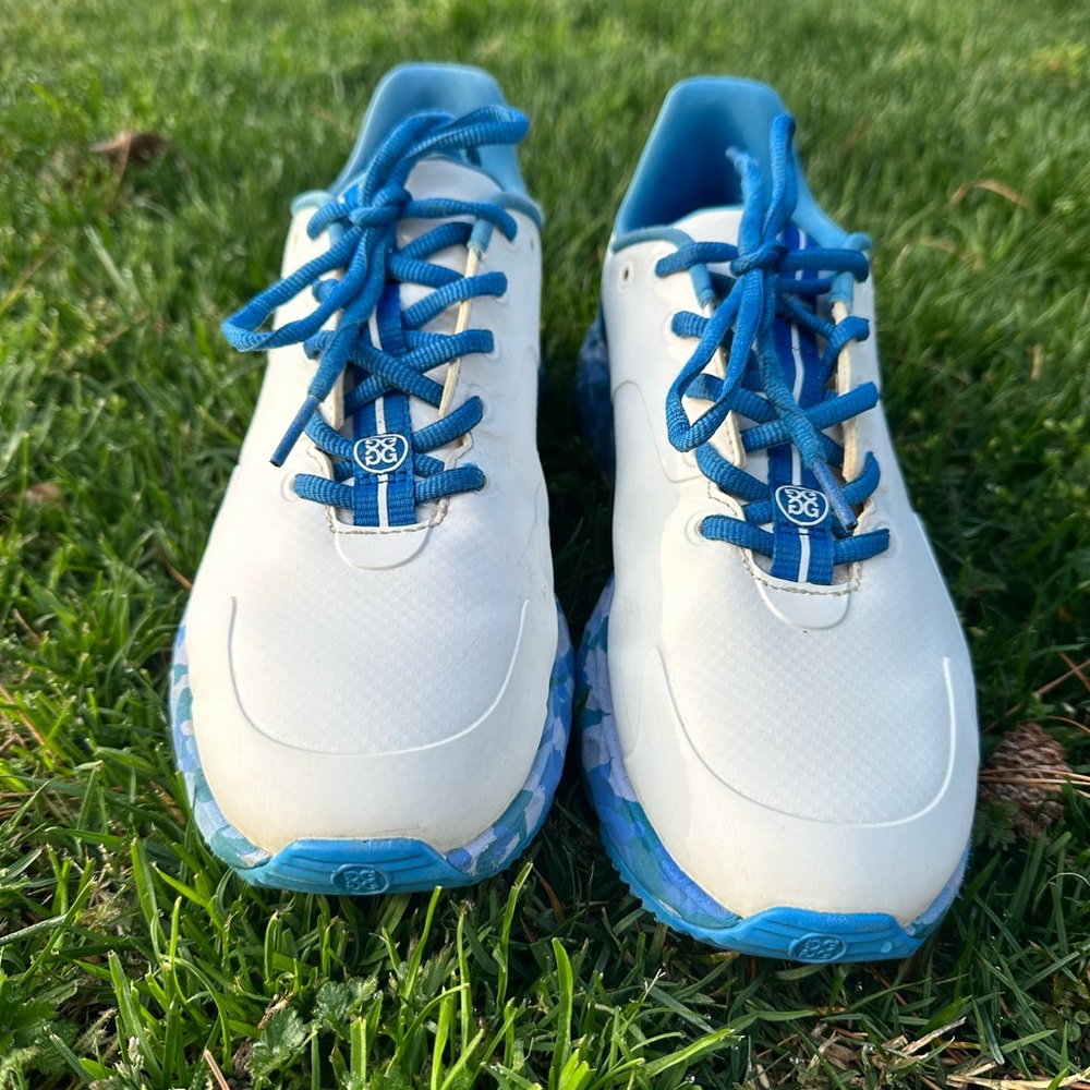 Men’s G FORE MG4+ camo golf shoe, Size 8.5